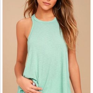 • free people mint tank •